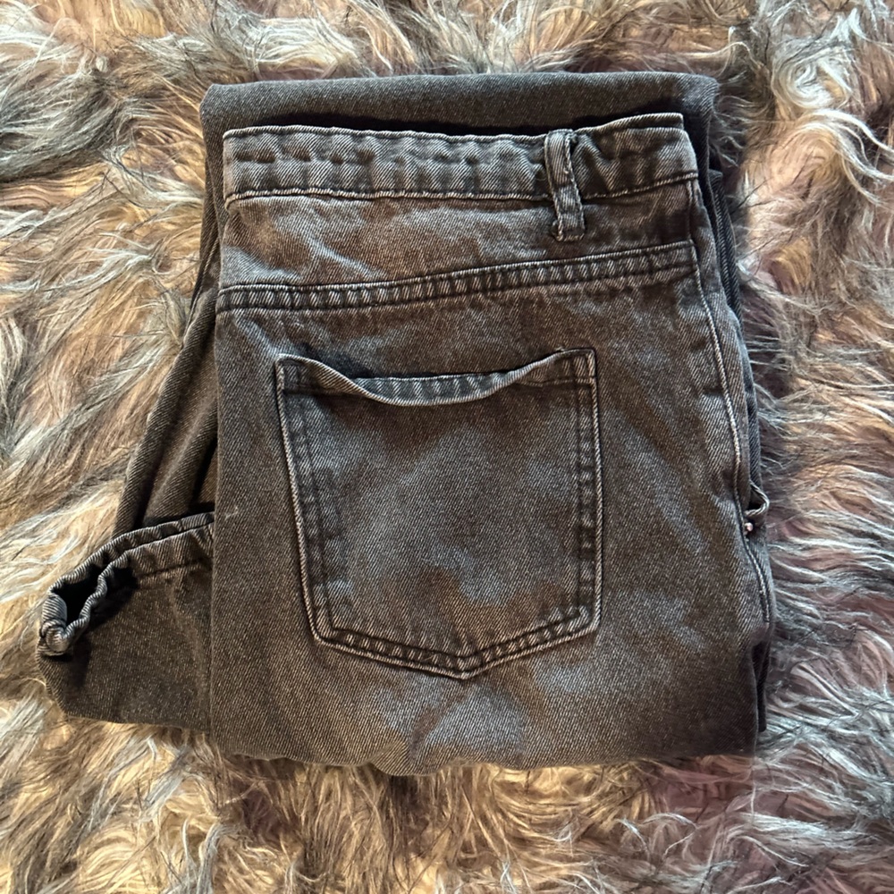 ⭒ shein black ripped jeans